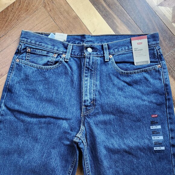 NWT Levi's Mens 550 Relaxed Fit Jeans Size 35x34 - Picture 8 of 14